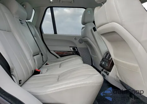 2016 Land Rover Range Rover Hse z USA, uszkodzony, nr VIN SALGS2VF6GA277959